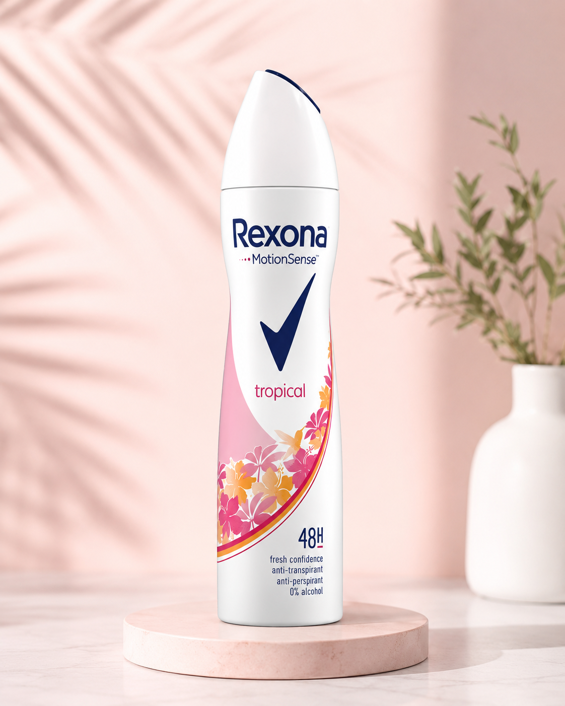 اسپری دئودورانت ضد تعریق زنانه رکسونا (Rexona) مدل Tropical حجم ۲۰۰ میلی‌لیتر