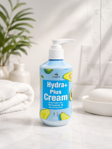 کرم آبرسان و مرطوبکننده دست و صورت سوپکس Hydra+ Plus حاوی روغن آووکادو و ویتامین E حجم 250 میلیلیتر