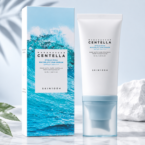 ضد آفتاب سرمی اسکین 1004 مدل Madagascar Centella Hyalu-Cica Water-Fit Sun Serum SPF50+ PA++++ حجم 50 میلیلیتر