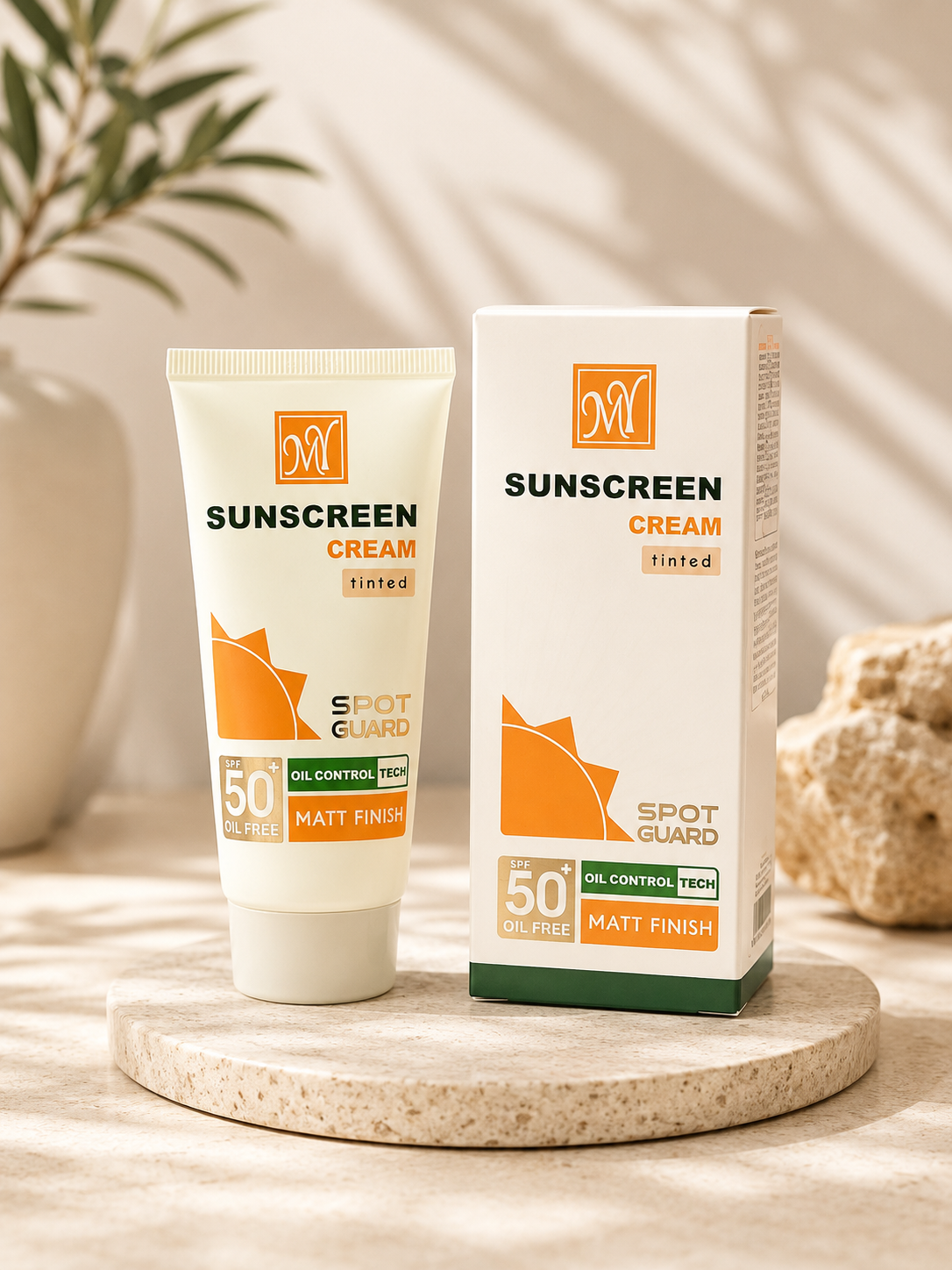 کرم ضد آفتاب رنگی MY Spot Guard SPF 50+ Oil Free Matt Finish (کرم ضد آفتاب رنگی مای اسپات گارد SPF50 فاقد چربی با جلوه مات)